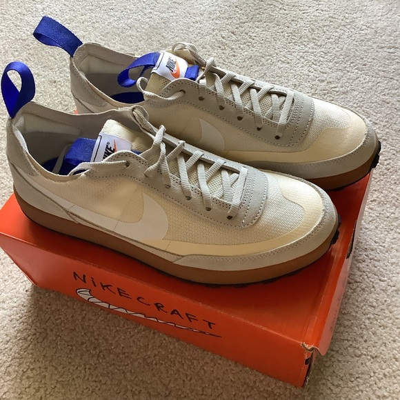 Nike NIKECRAFT Tom Sachs General Purpose Shoes, men’s size 11, tan and white - Picture 2 of 16